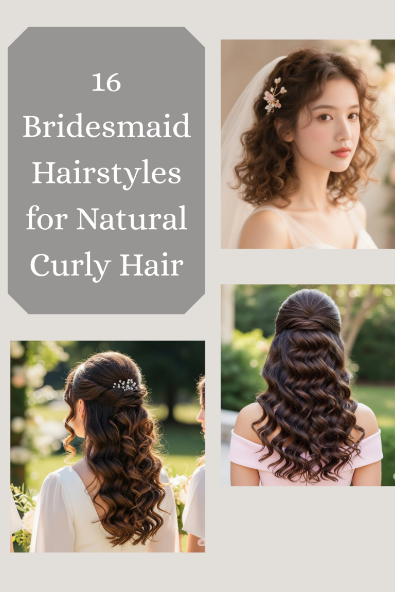 Bridesmaid Hairstyles for Natural Curly Hair