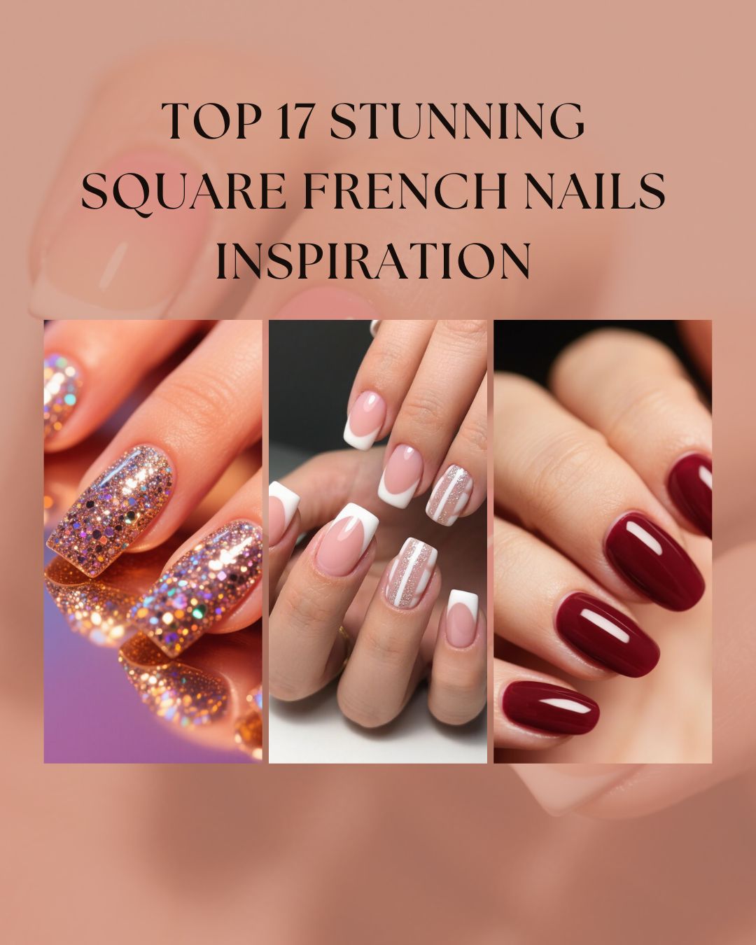 Square French Nails