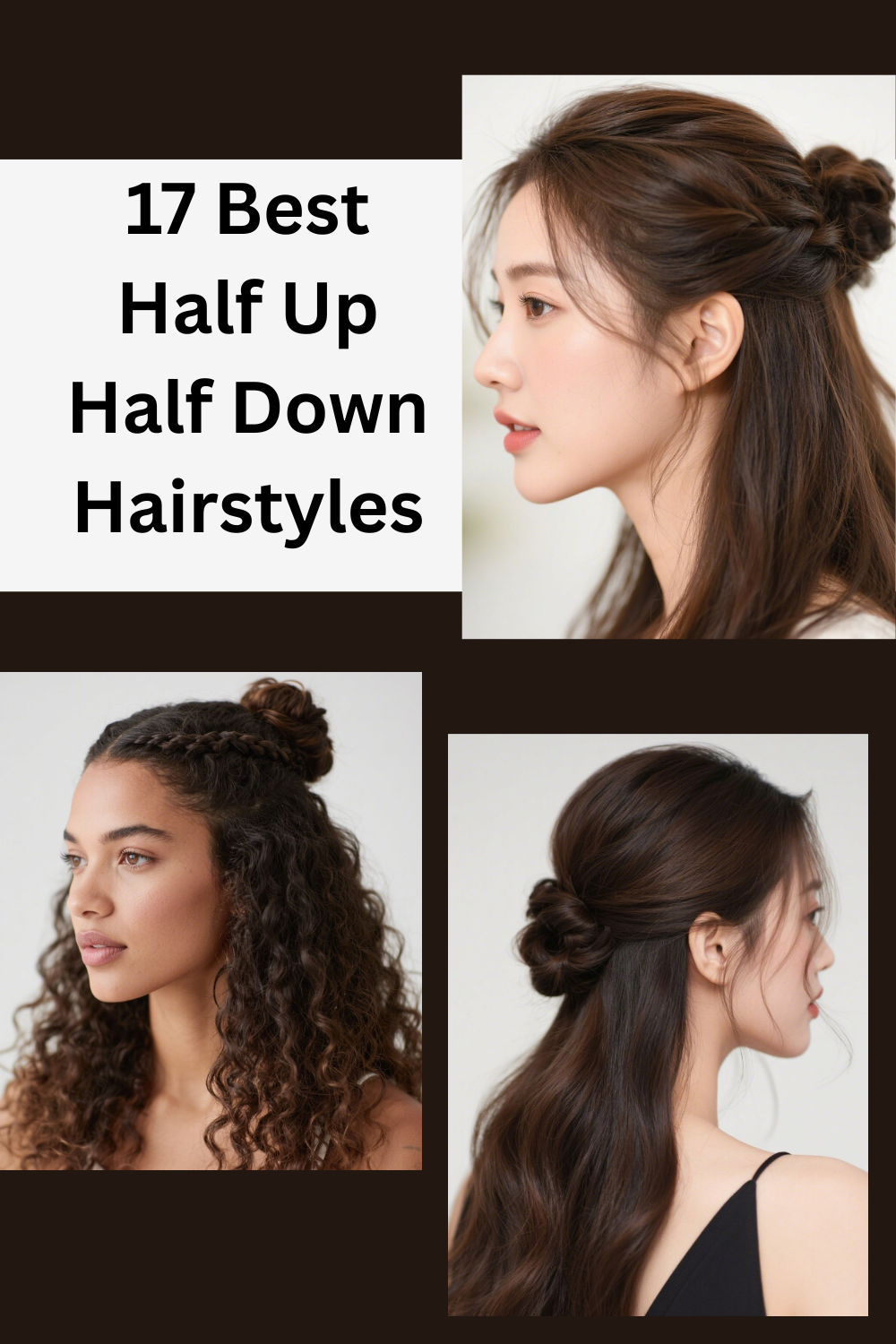 HALF UP HALF DOWN HAIRSTYLE