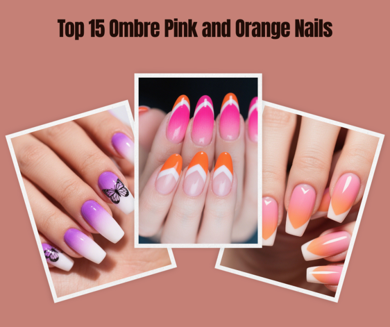 Top 15 Ombre Pink and Orange Nails : The Hottest Color Combo for 2025