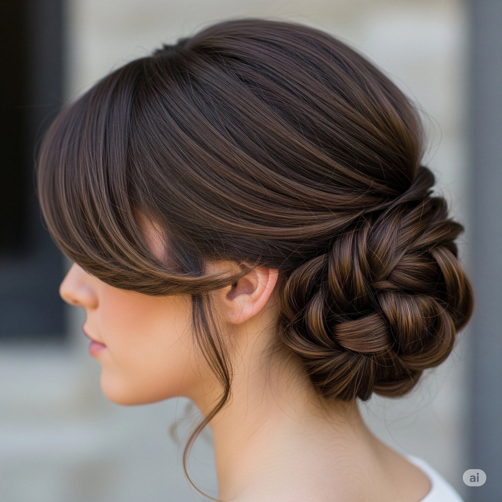 medium-length hairstyle