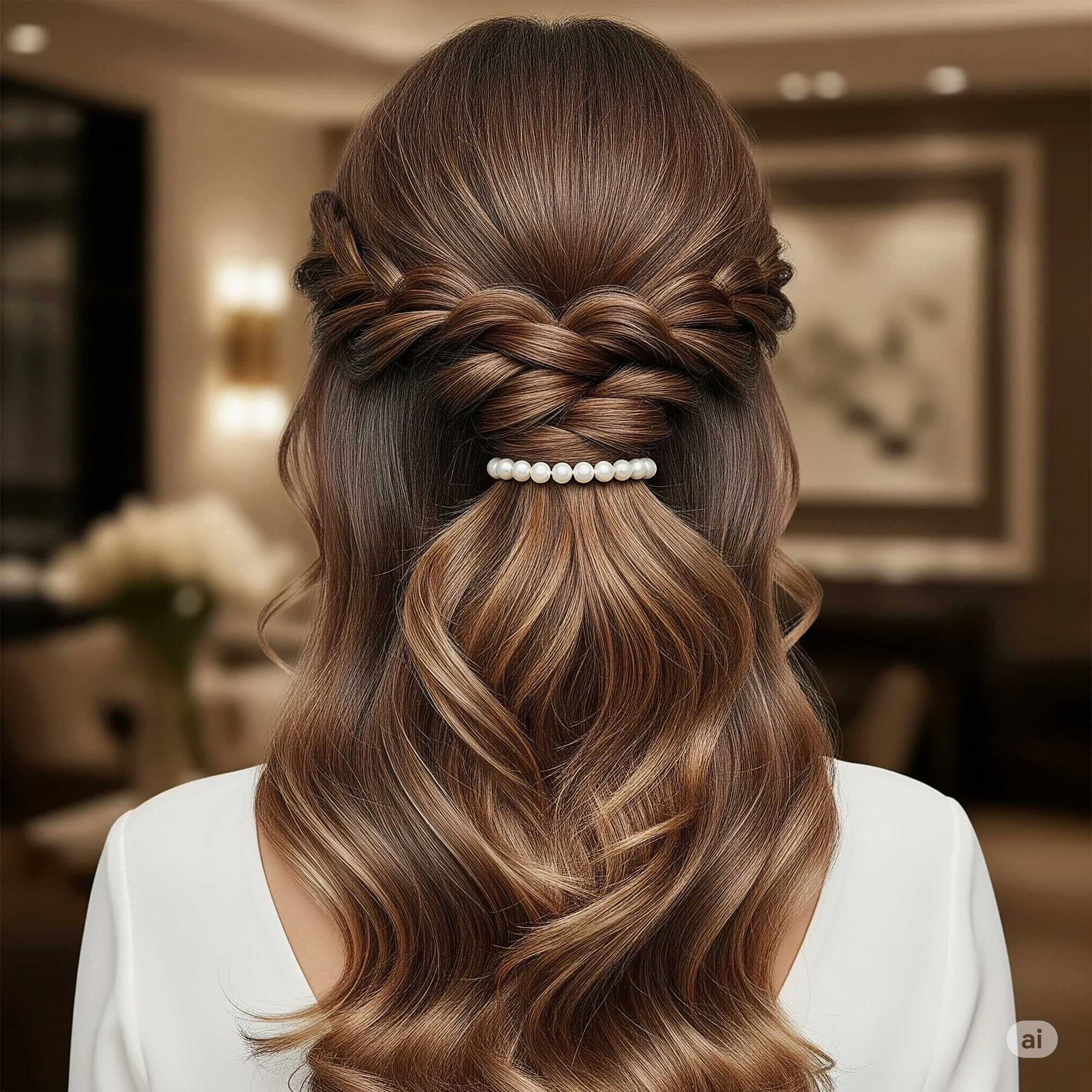 medium-length hairstyle