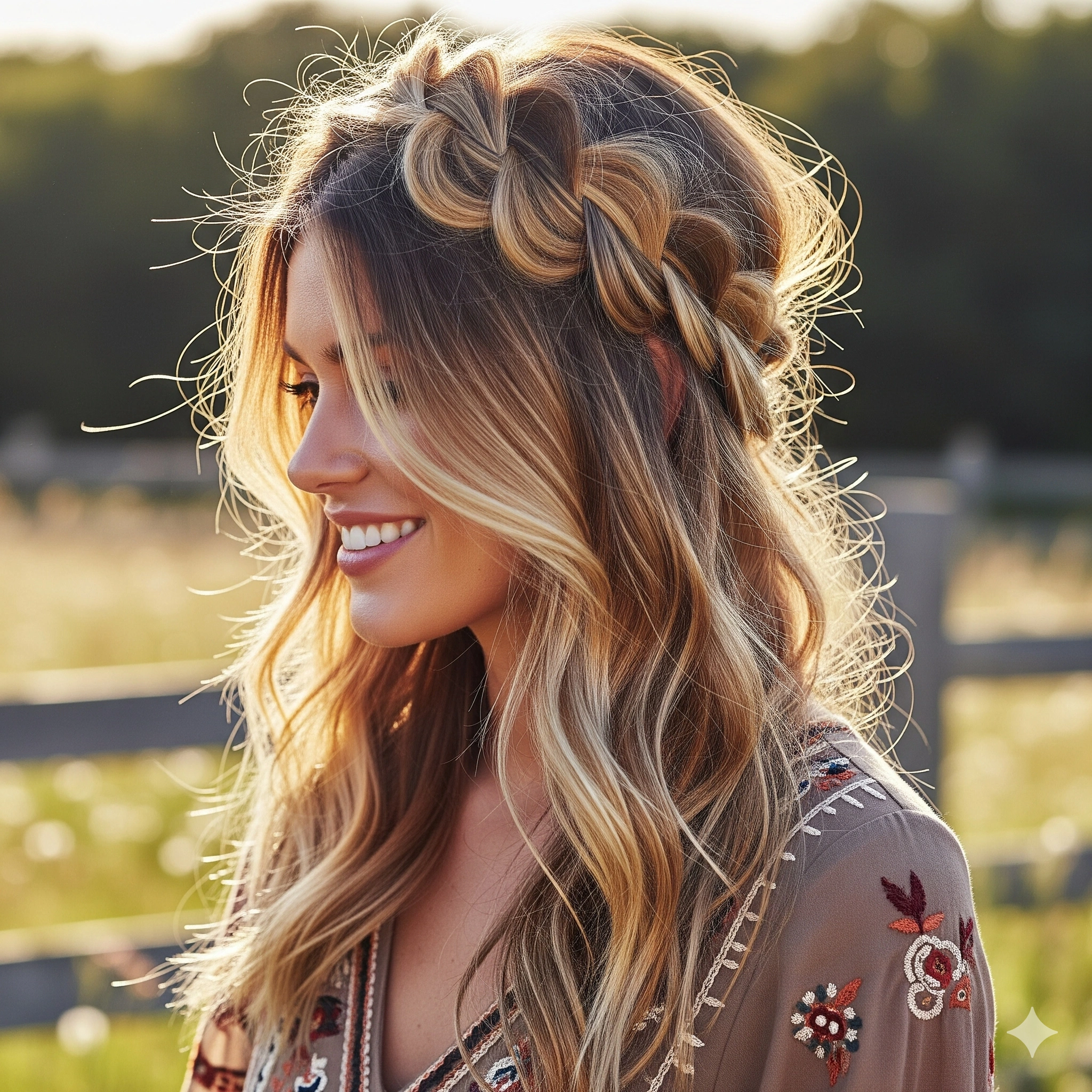 Halo Braid Hairstyles