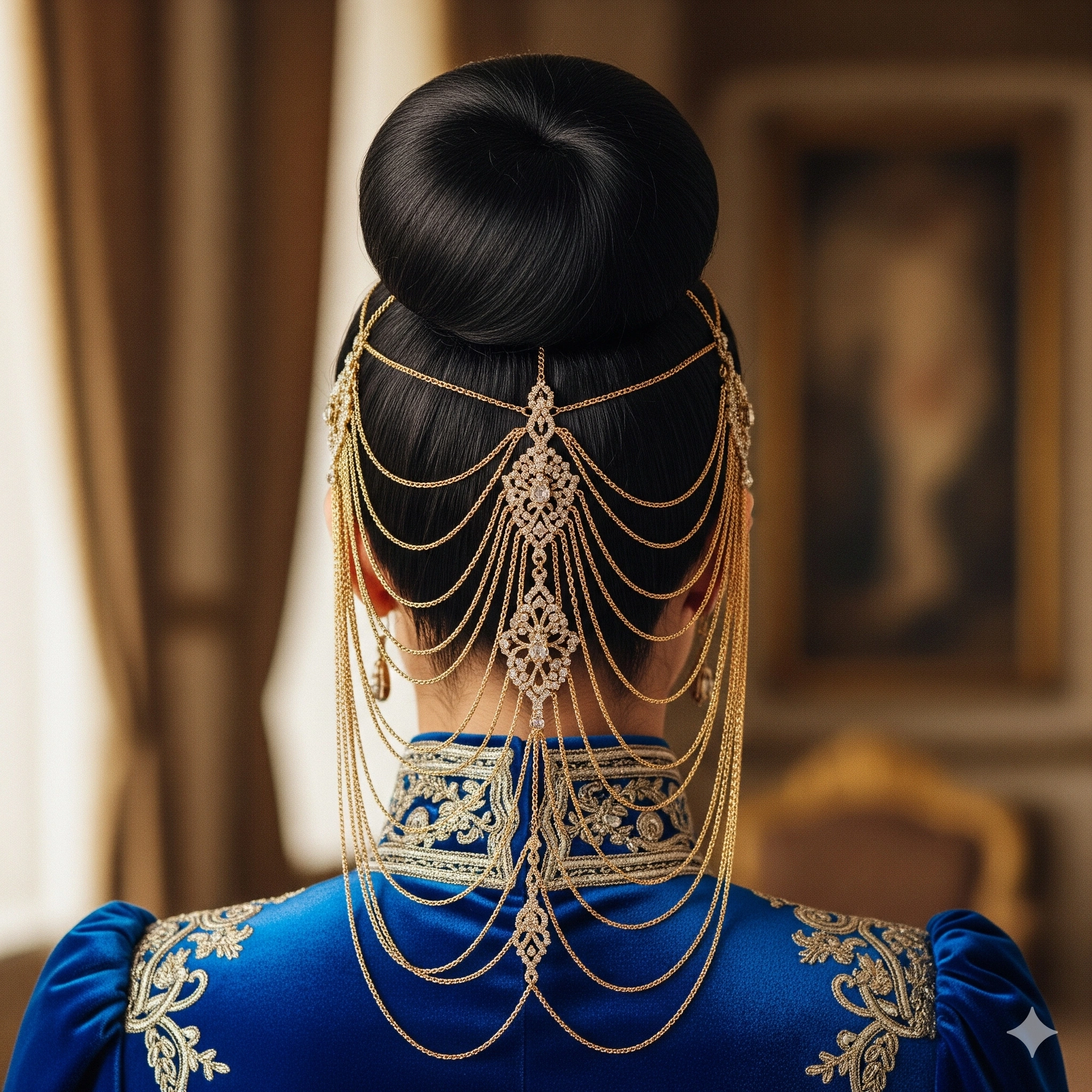 Hairstyles with Chain Headpiece