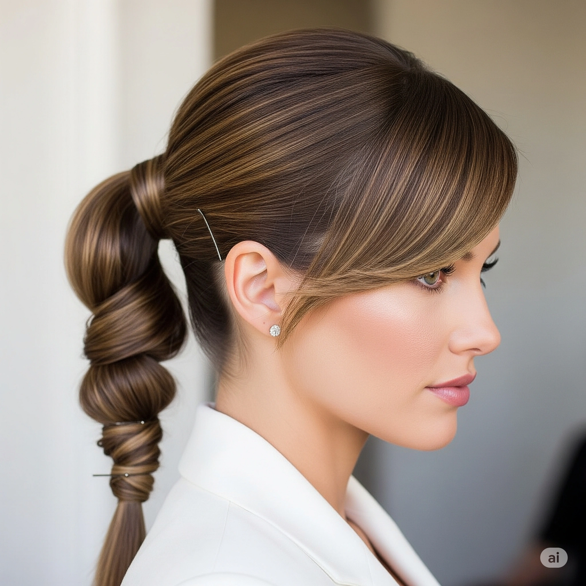 Ponytails with Bangs