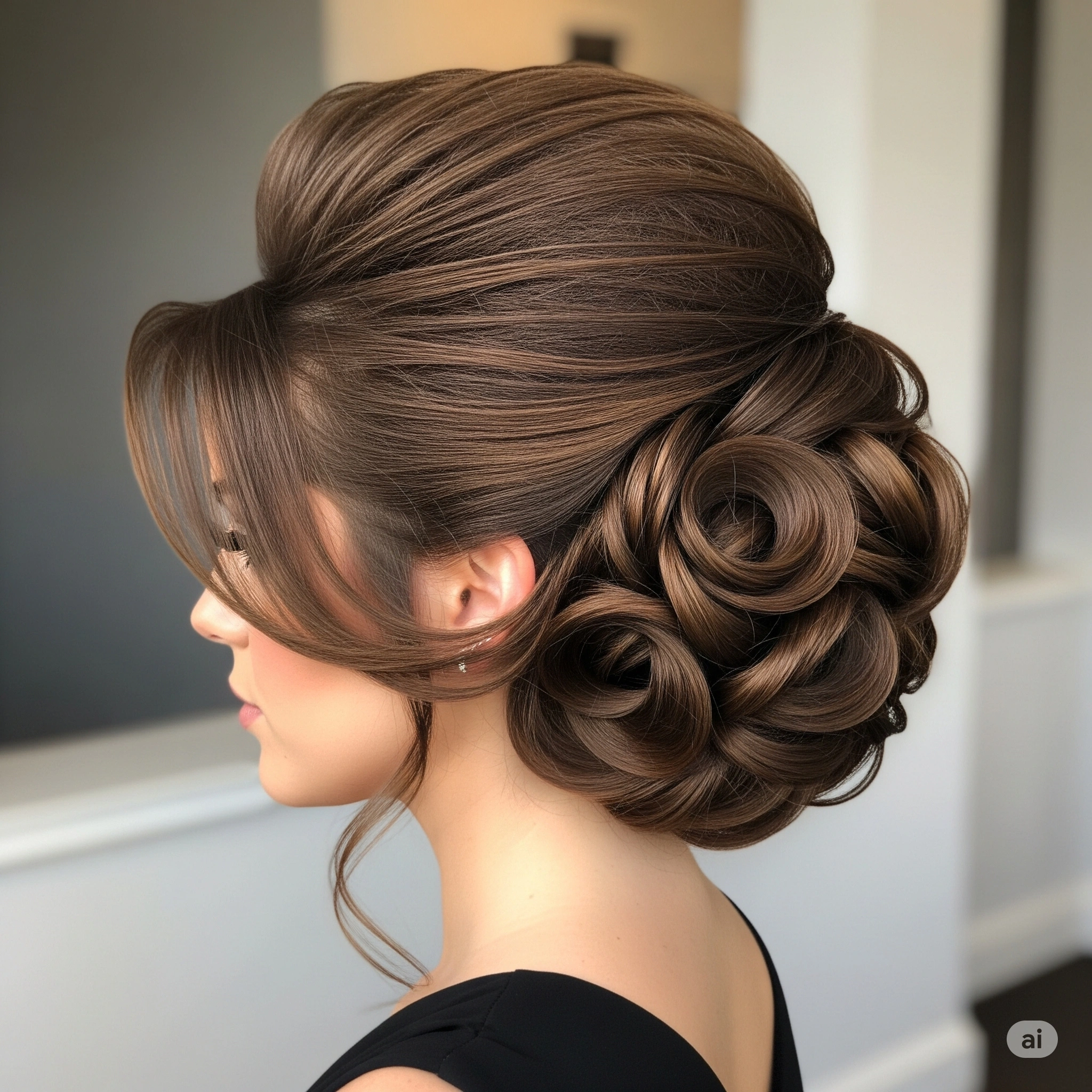 side bun hairstyles