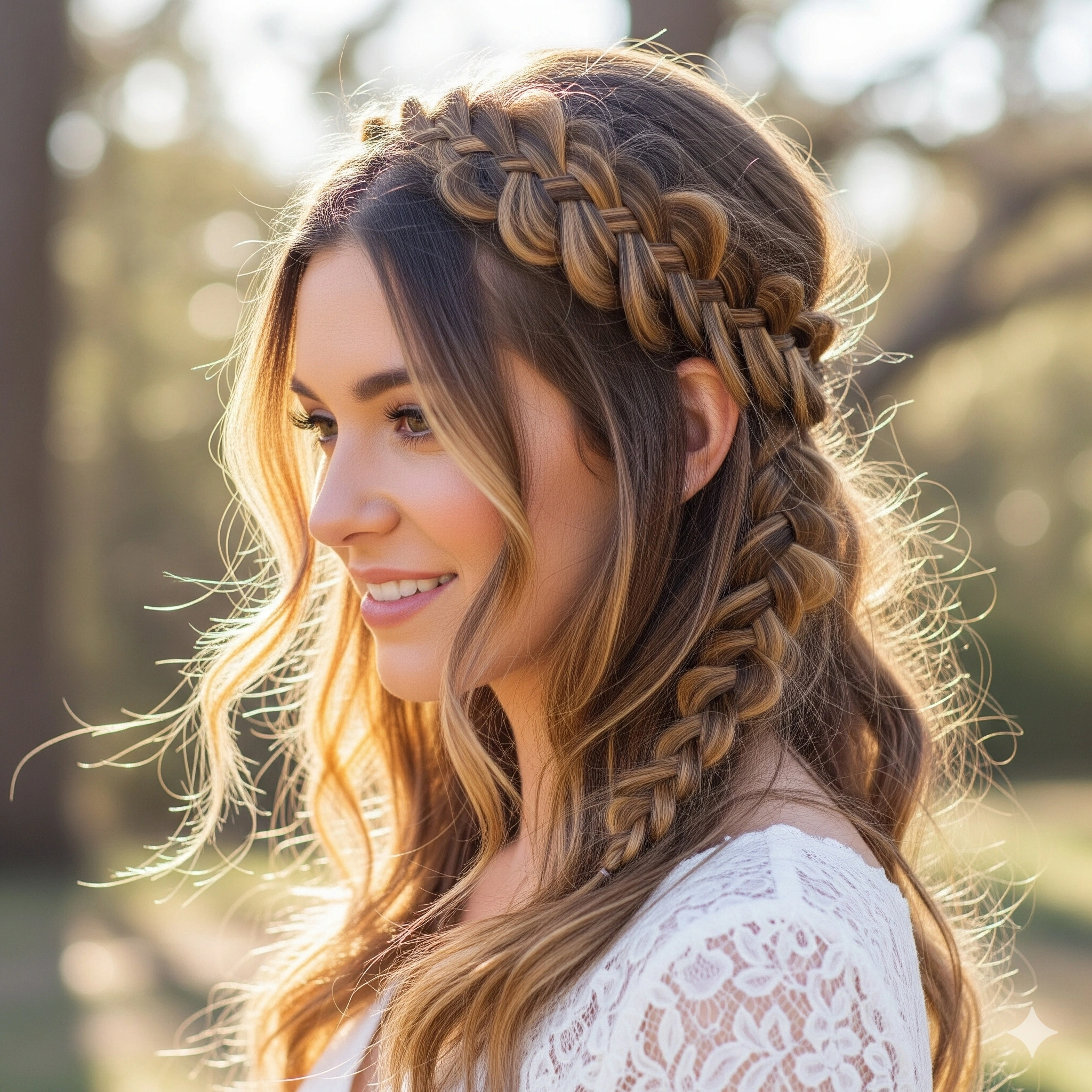 Halo Braid Hairstyles