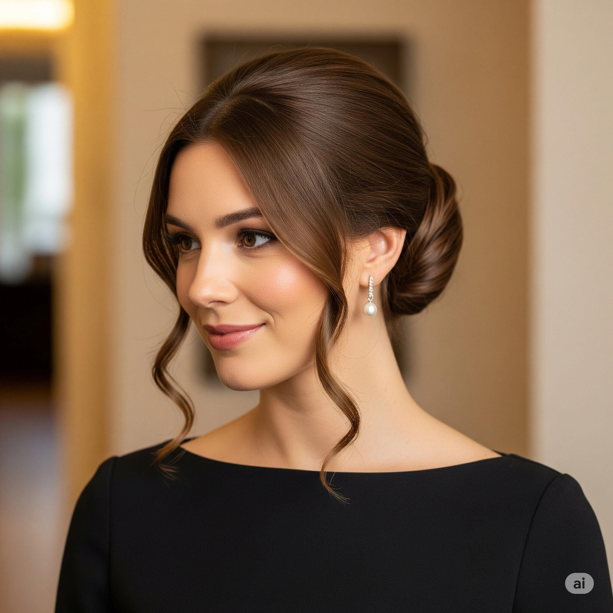 medium-length hairstyle