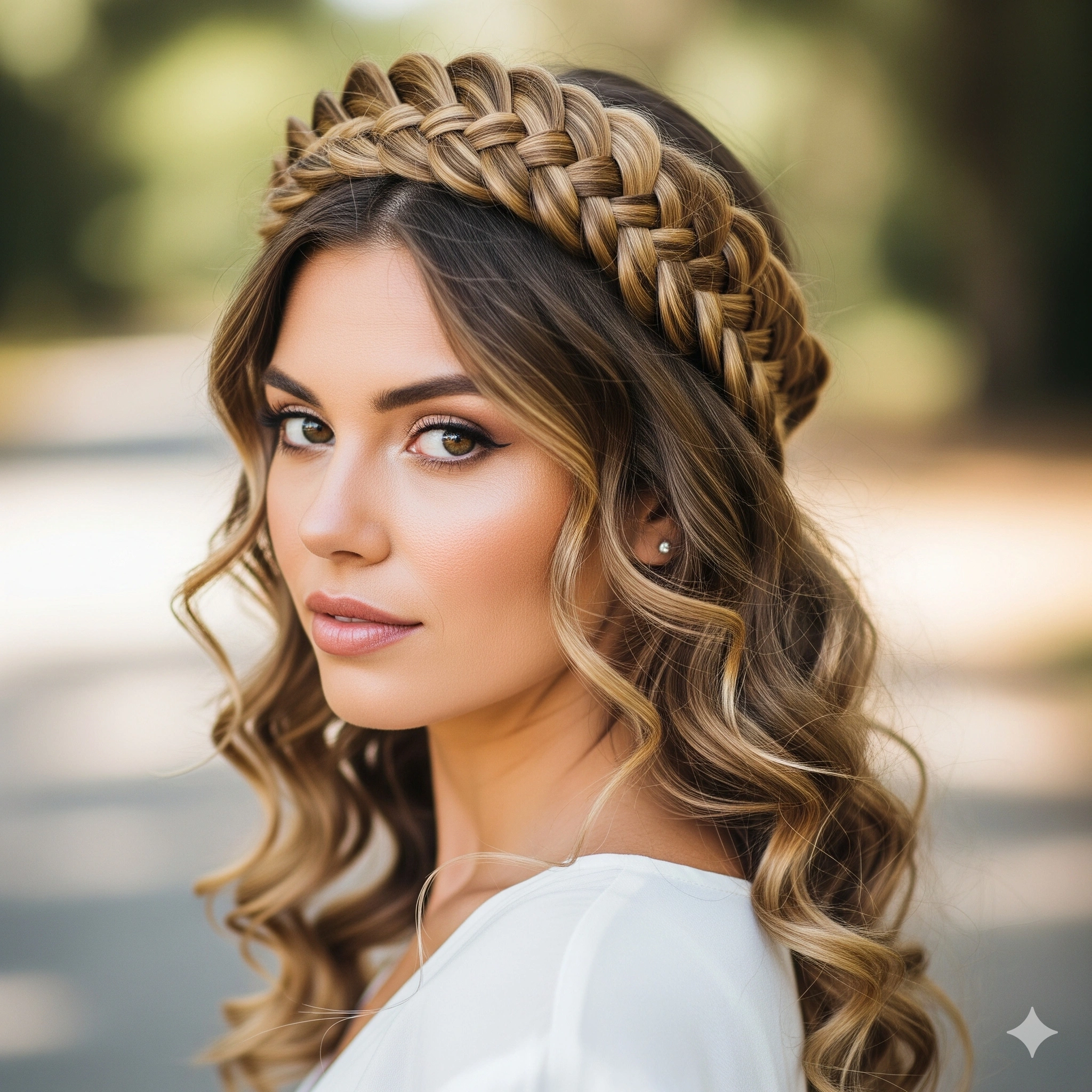 Halo Braid Hairstyles