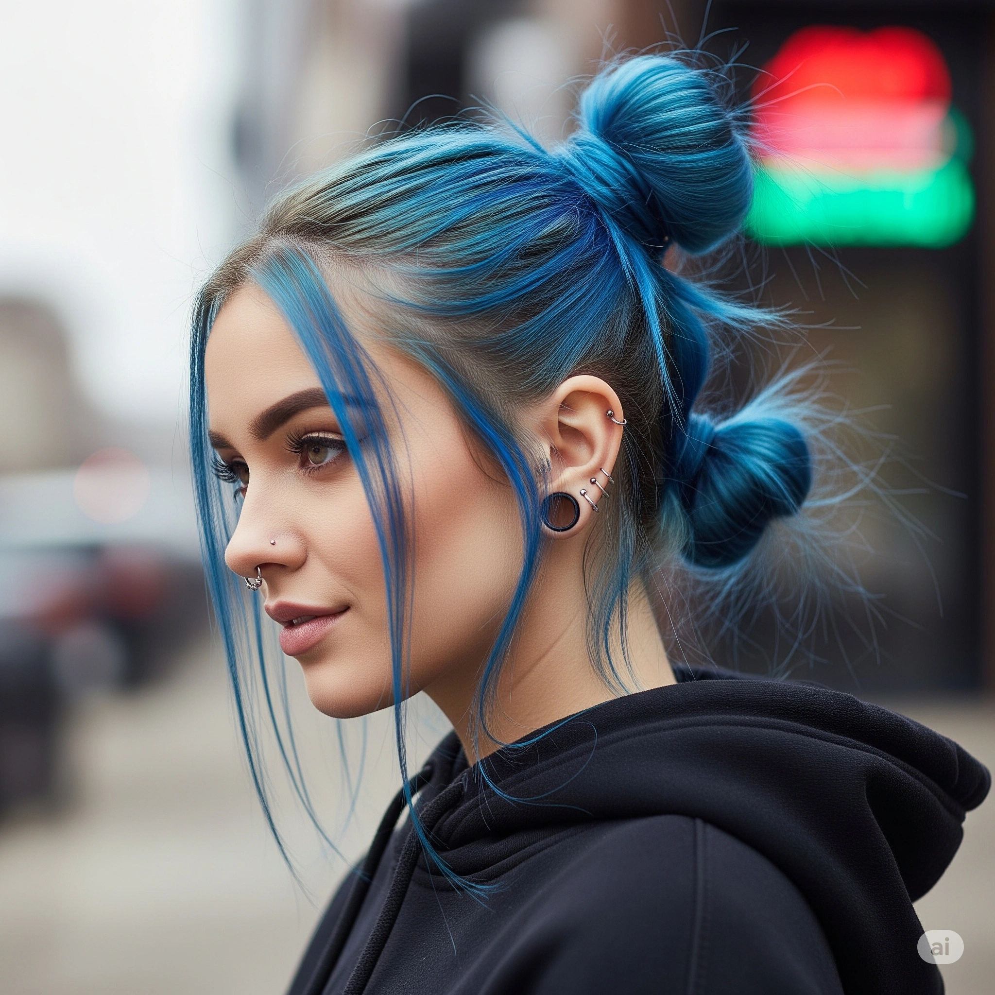 side bun hairstyles