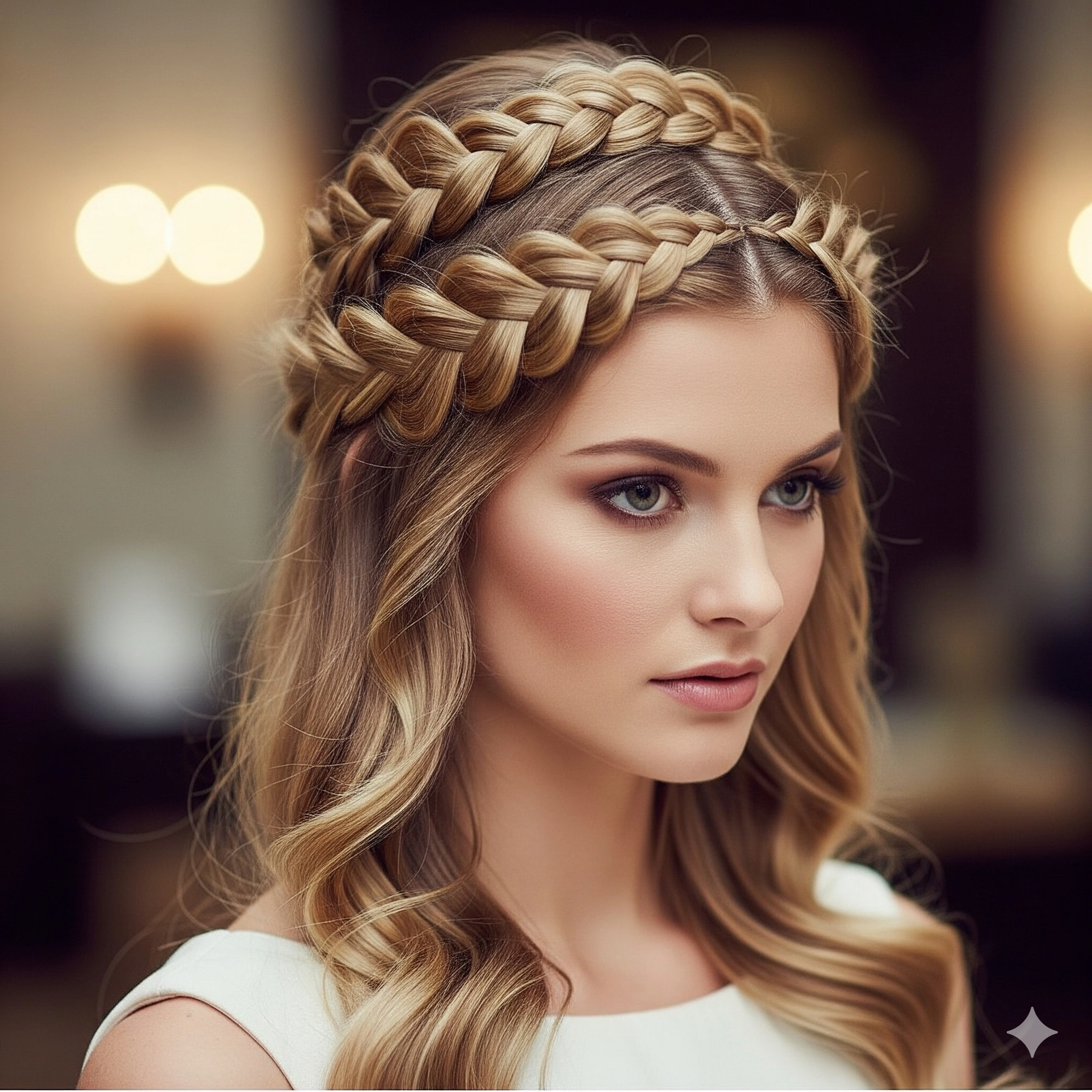 Halo Braid Hairstyles