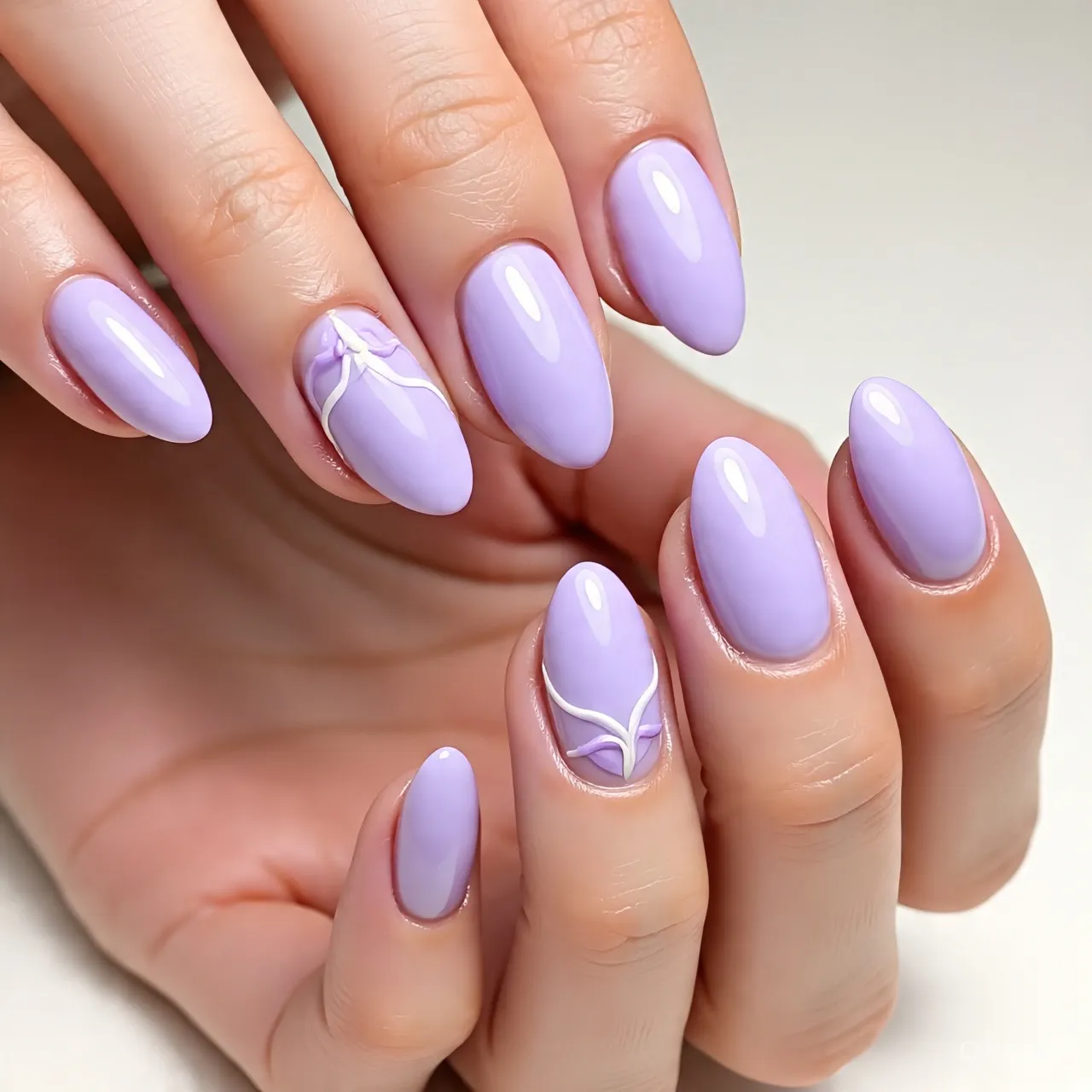 Lavender Milk Nails