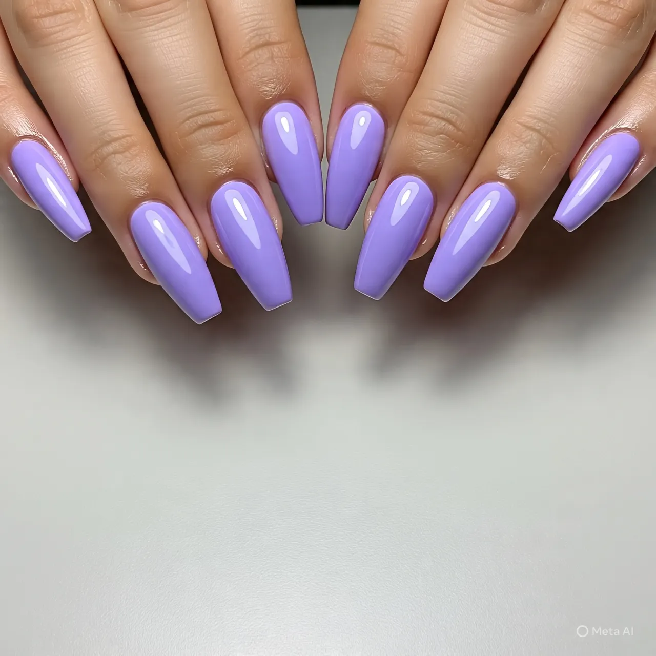 Lavender Milk Nails