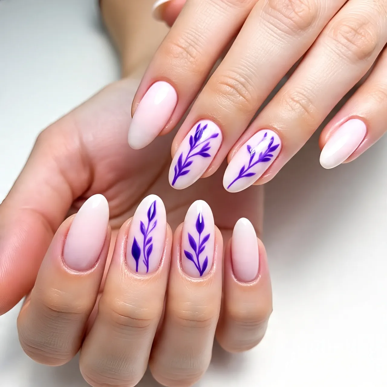 Lavender Milk Nails