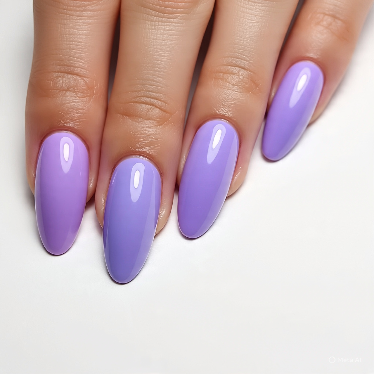 Lavender Milk Nails