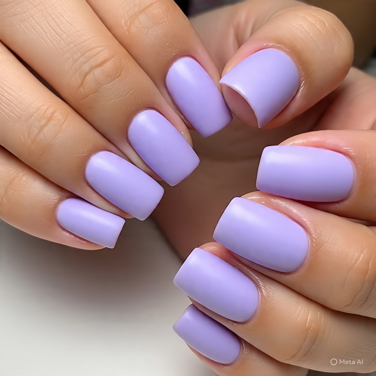 Lavender Milk Nails