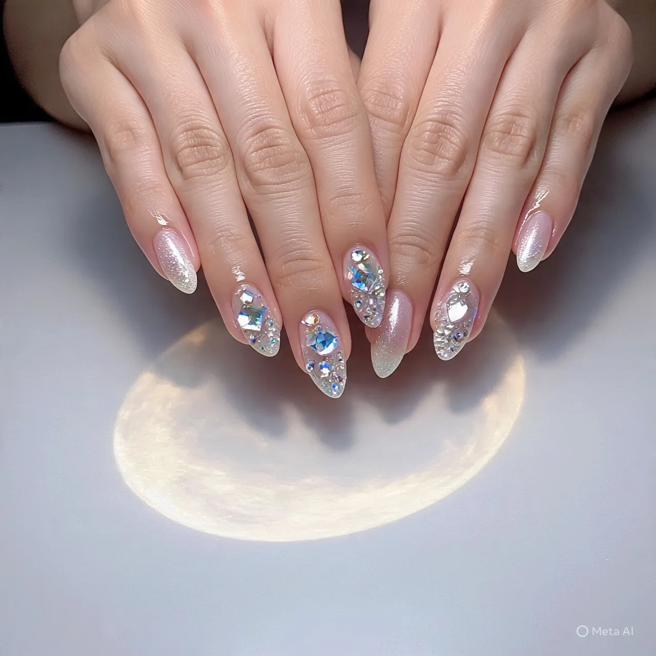 Moonlit Whisper Nails