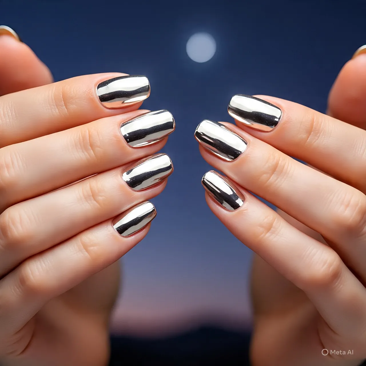 Moonlit Whisper Nails