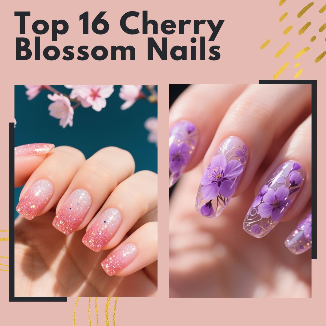 Cherry Blossom Nails