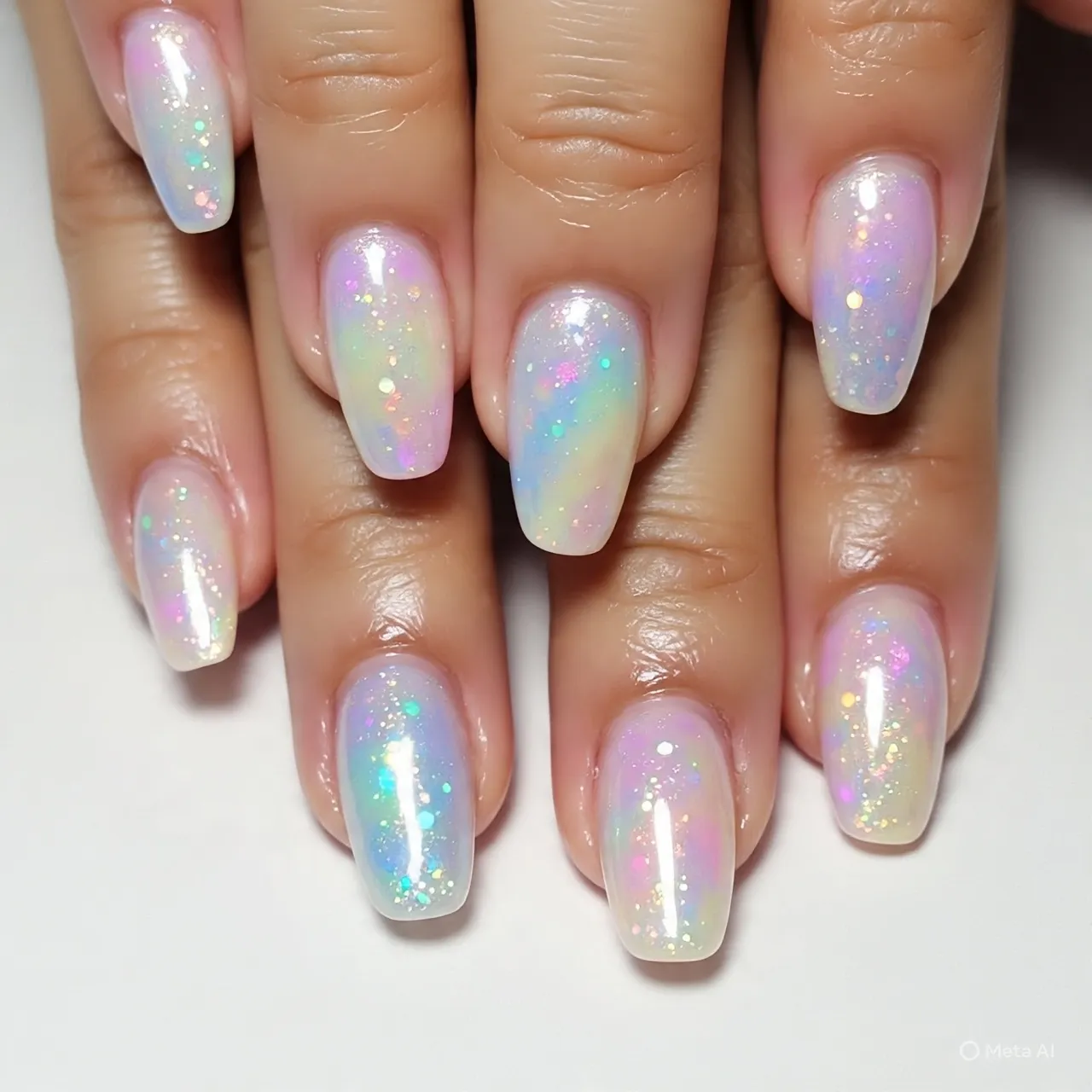 Shimmer and Shine Nails