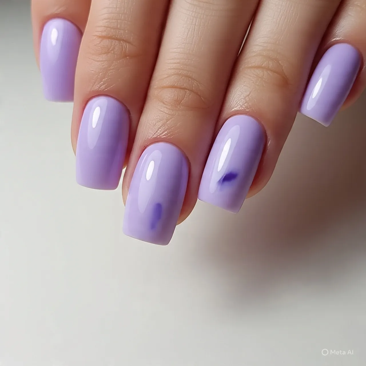 Lavender Milk Nails