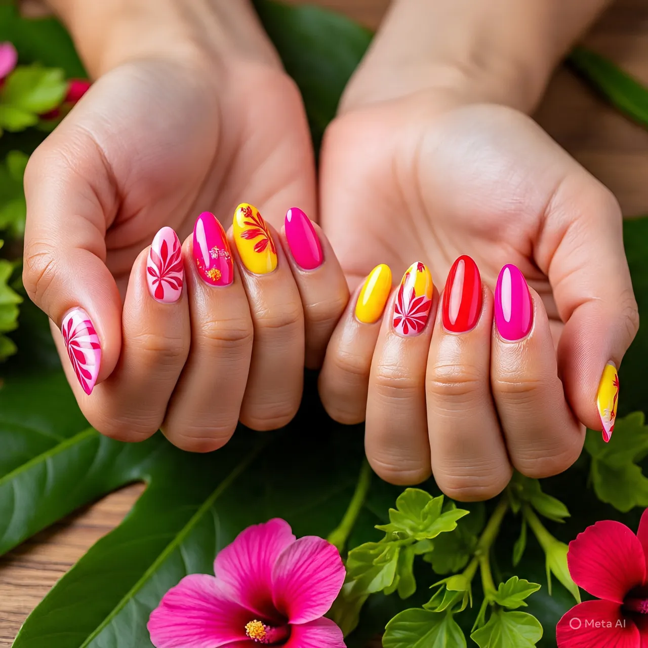  Summer Flowers Nails