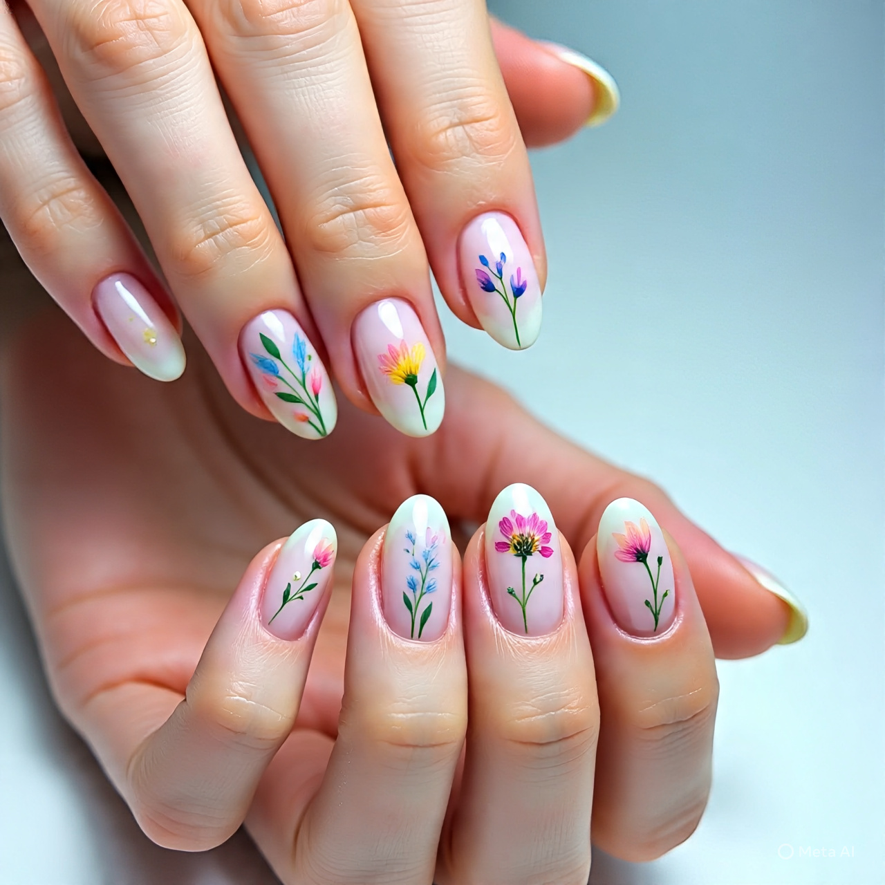 Floral Nails