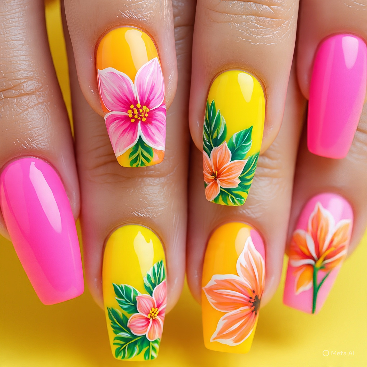 Floral Nails
