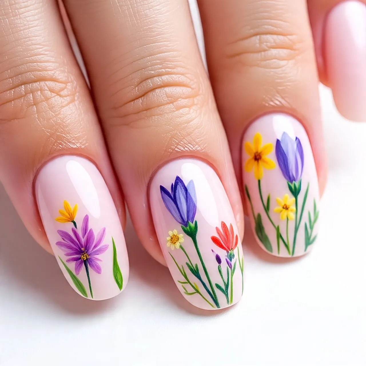  Summer Flowers Nails