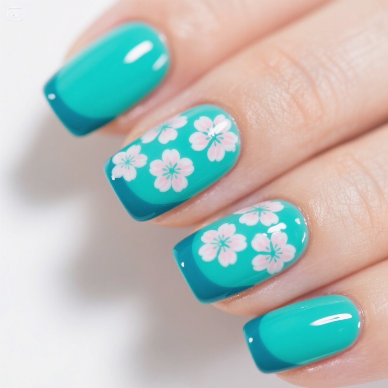 Cherry Blossom Nails