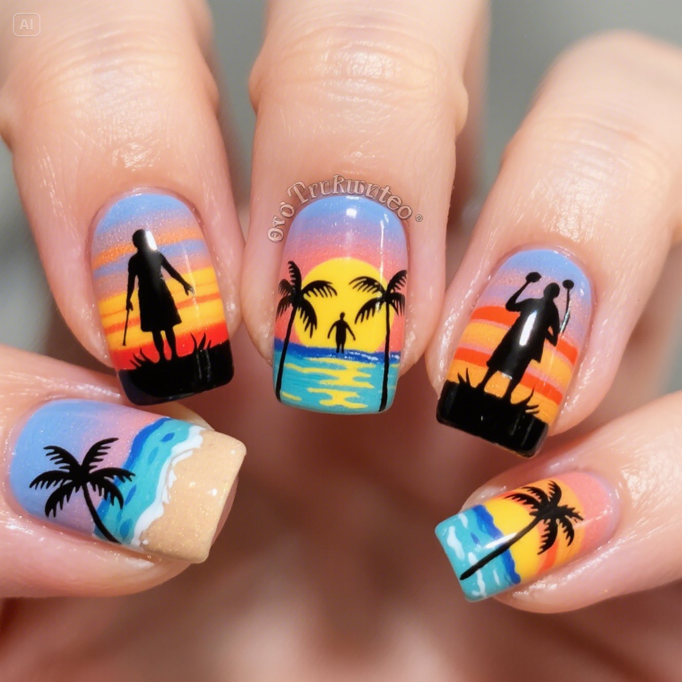 Summer Vacay Nails