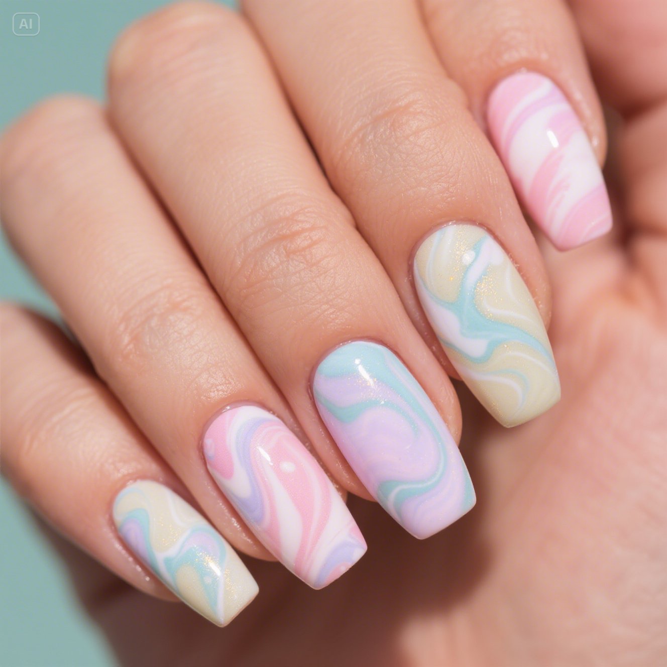Marble Nails