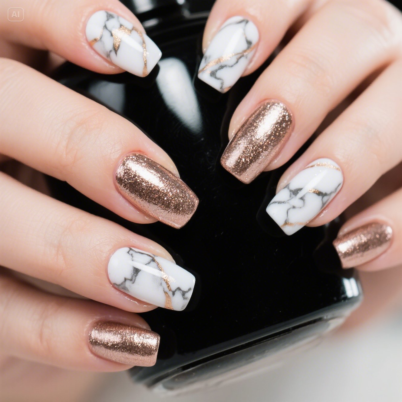 Marble Nails