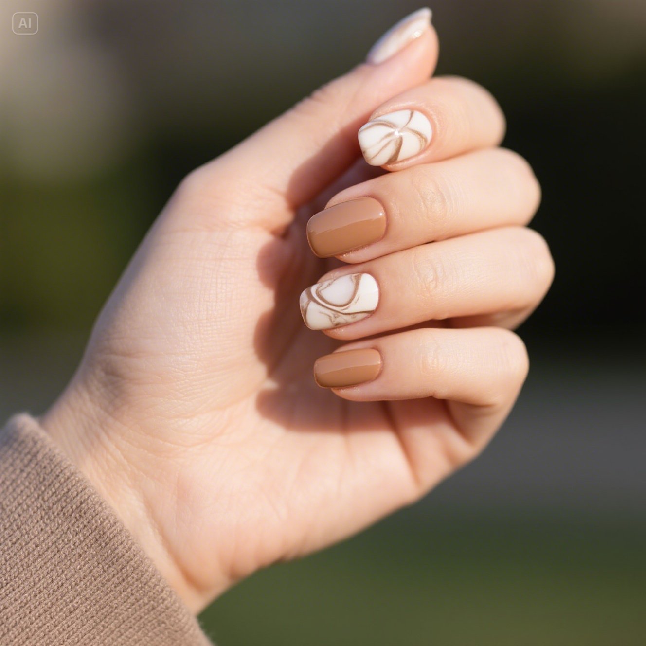Marble Nails