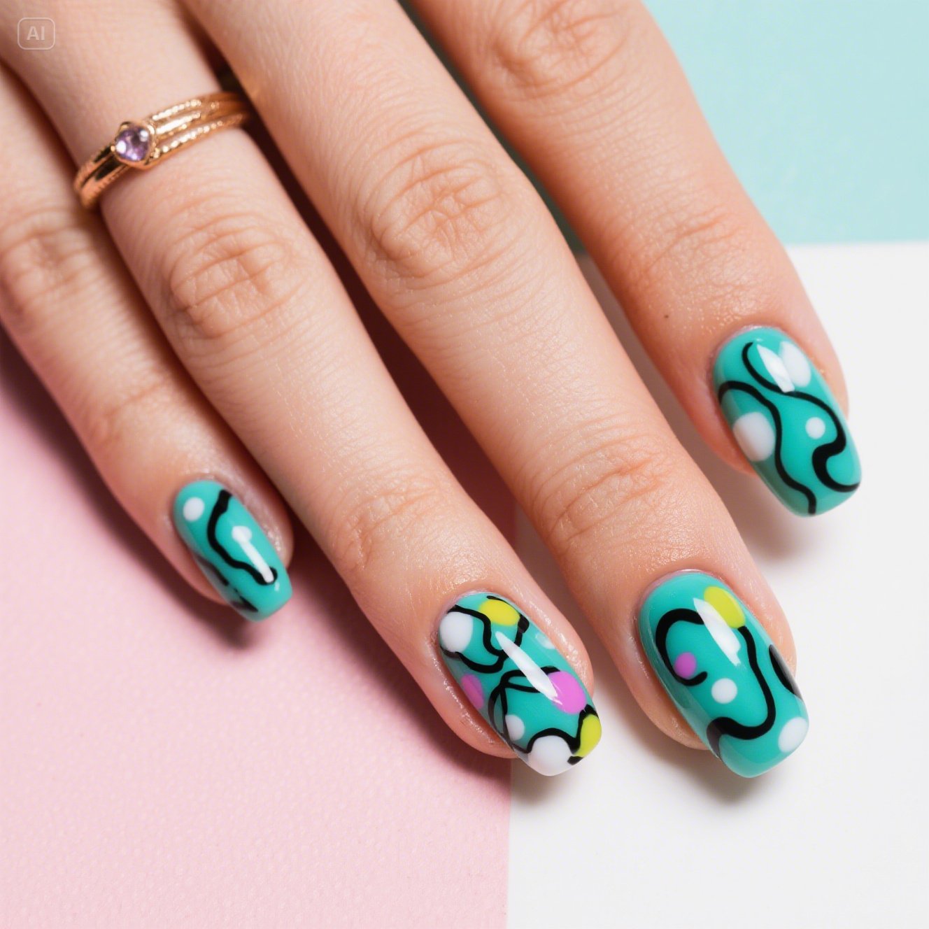 Marble Nails