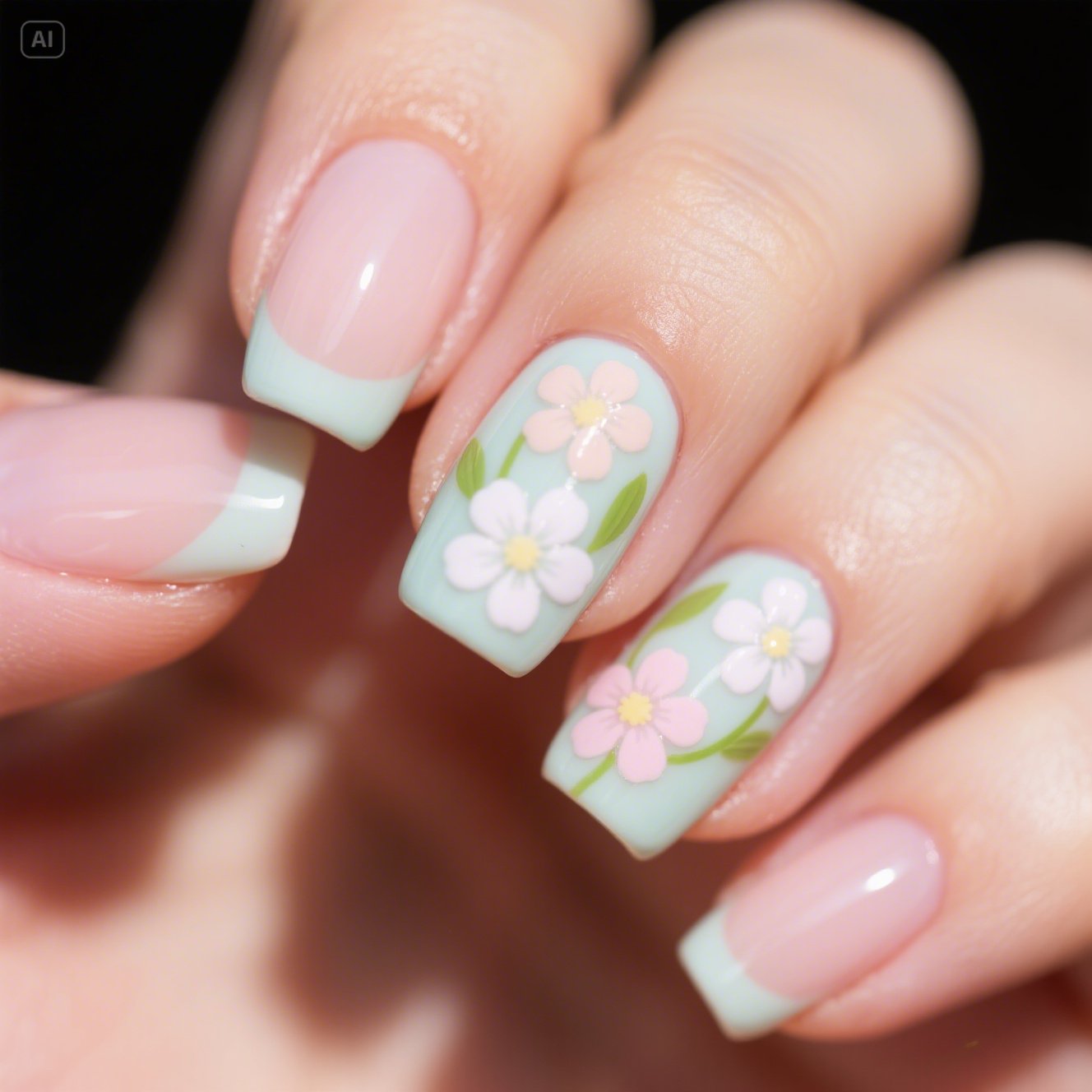 Blooming Gel Nails