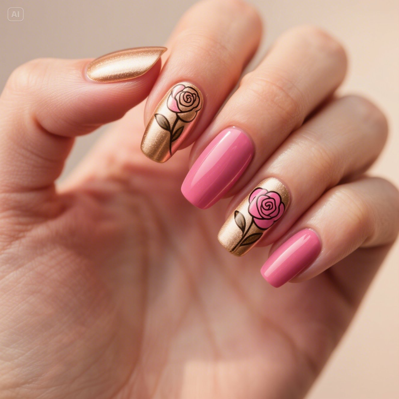 Blooming Gel Nails