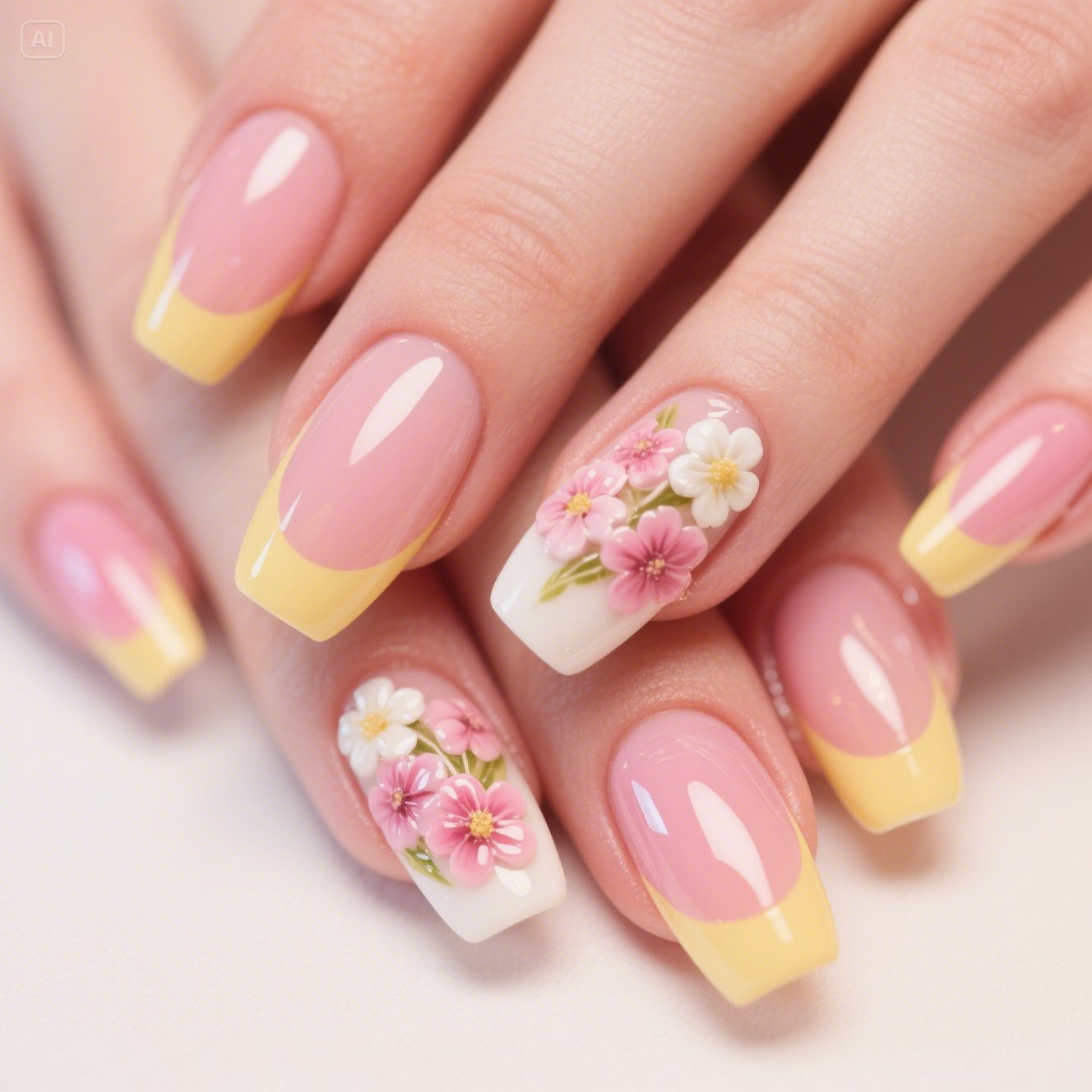 Blooming Gel Nails