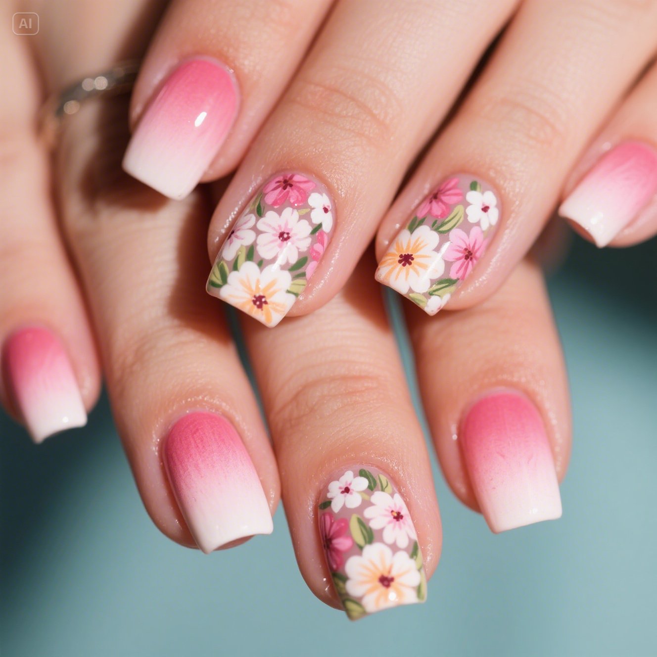 Blooming Gel Nails