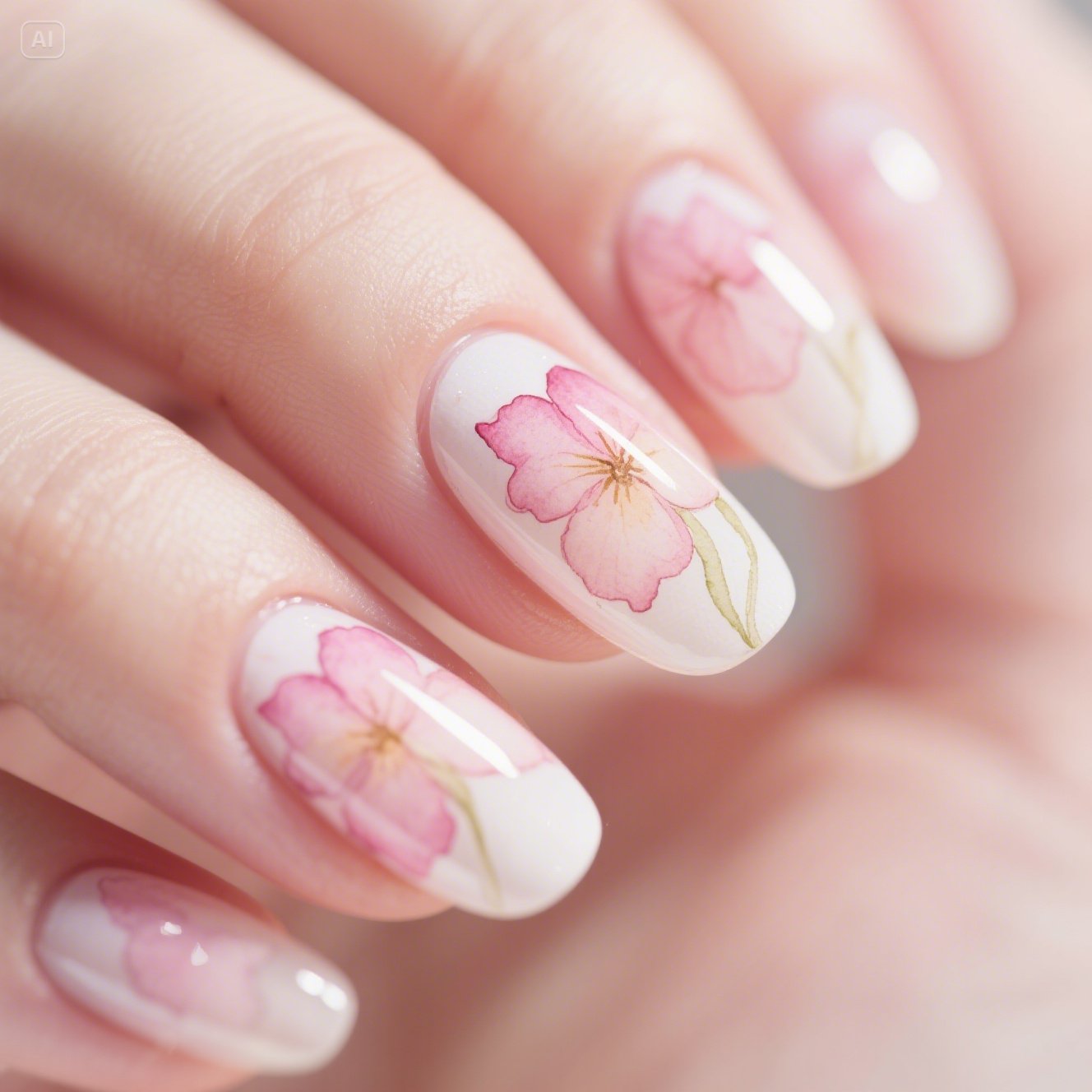 Blooming Gel Nails