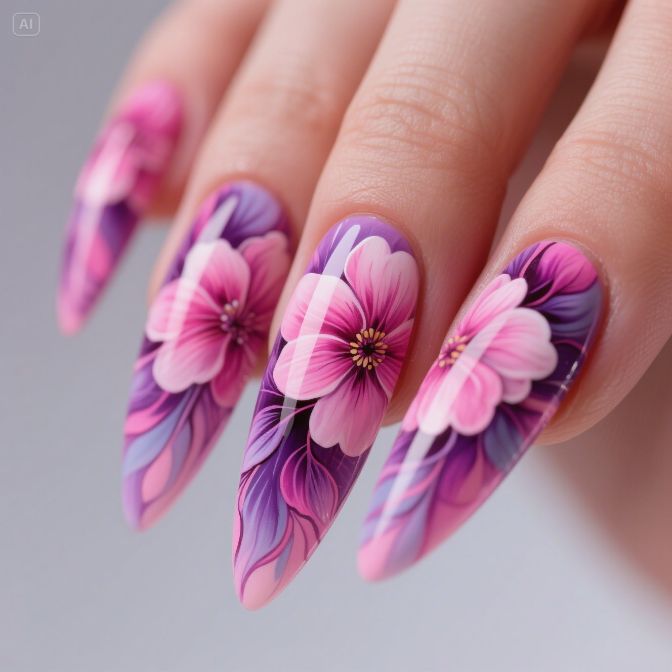 Blooming Gel Nails