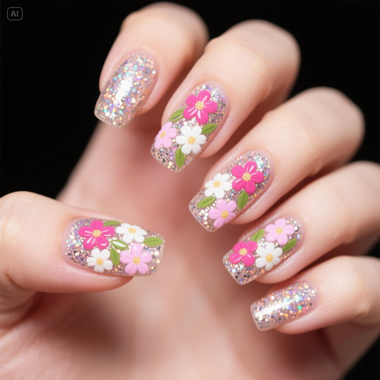 Blooming Gel Nails