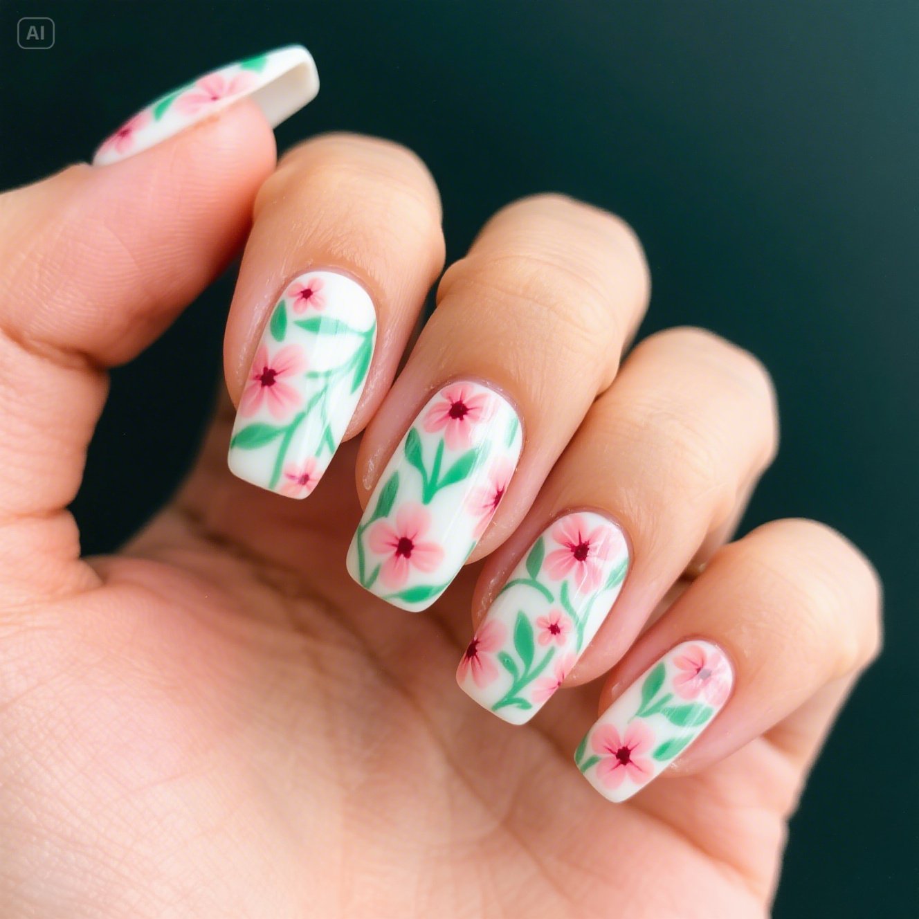 Blooming Gel Nails