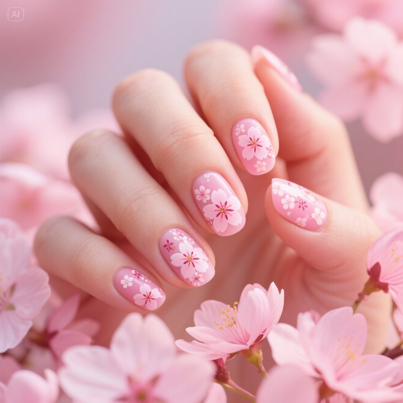 Blooming Gel Nails
