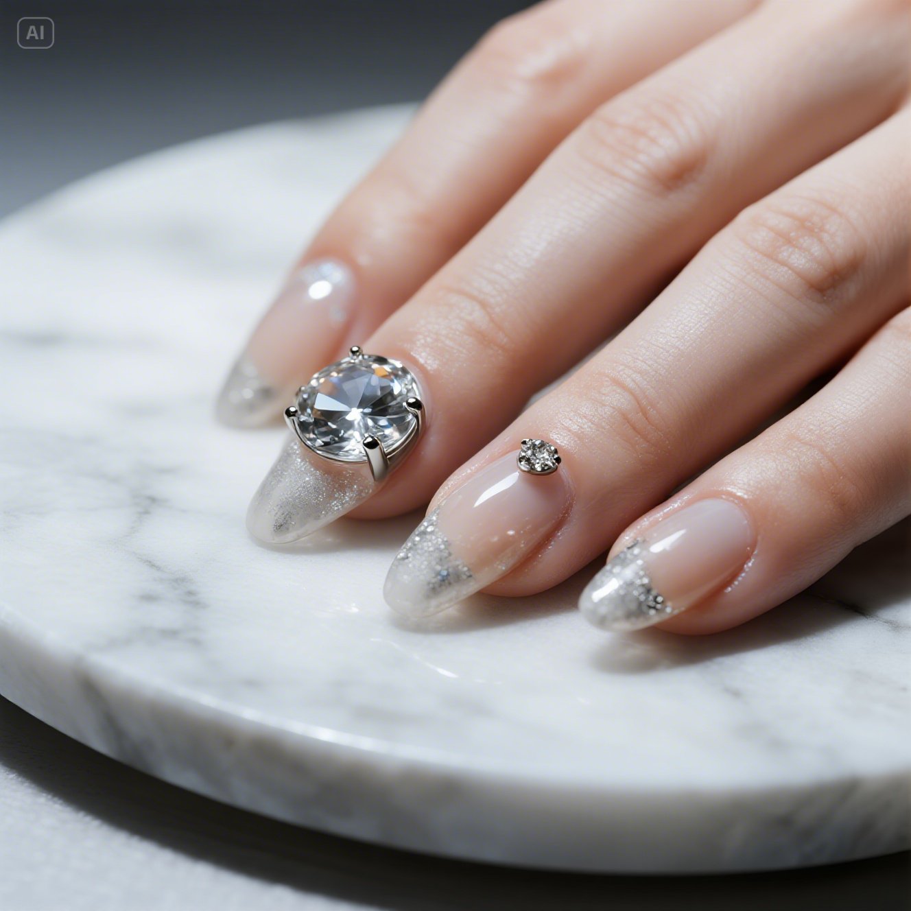 Marble Nails