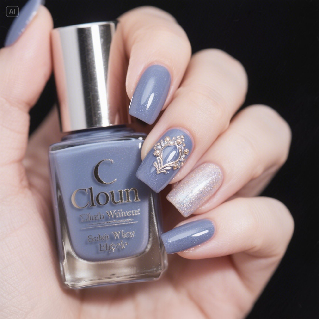 Moonlit Whisper Nails