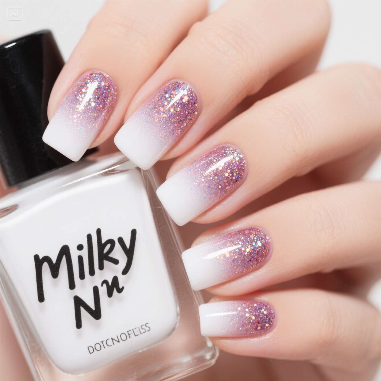 Milky Nails 