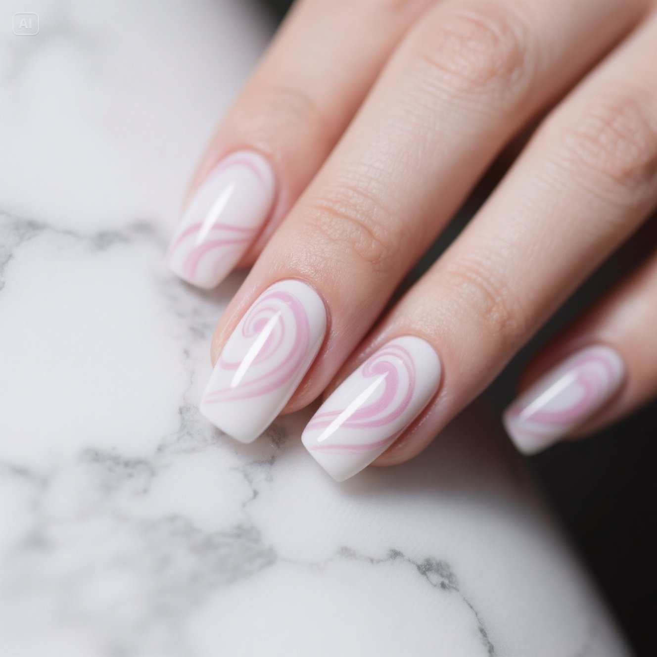 Swirl Nails 