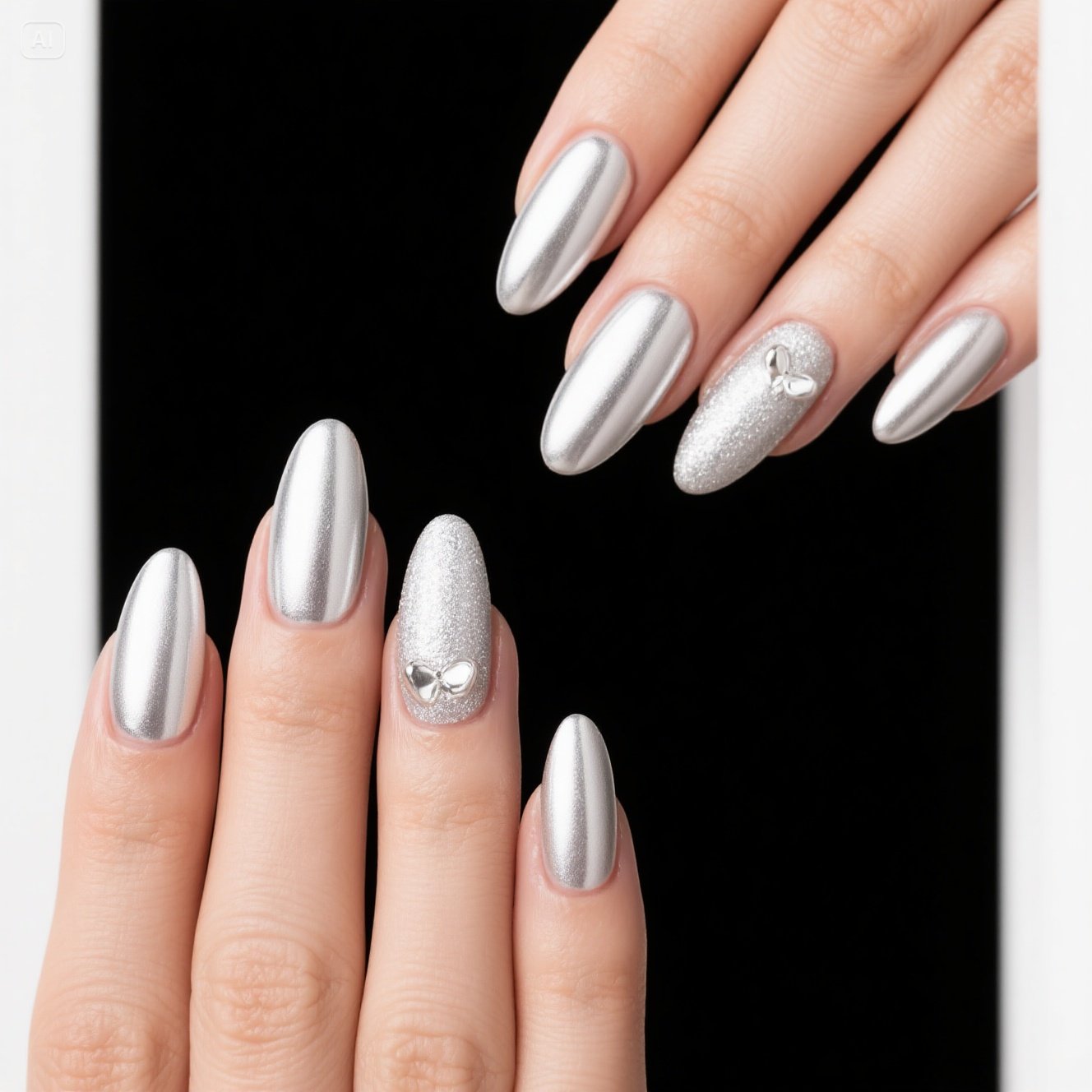 Baby Chrome Nails