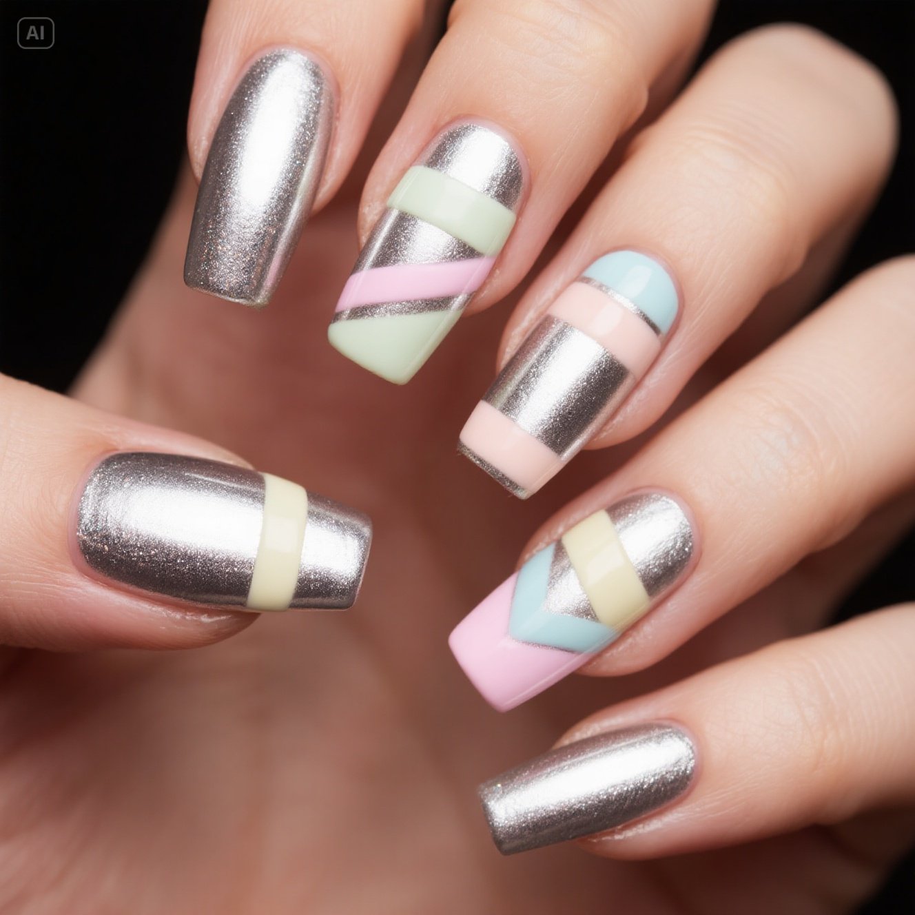 Baby Chrome Nails
